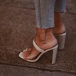 Tony Bianco Sierra Stone Lycra Heels